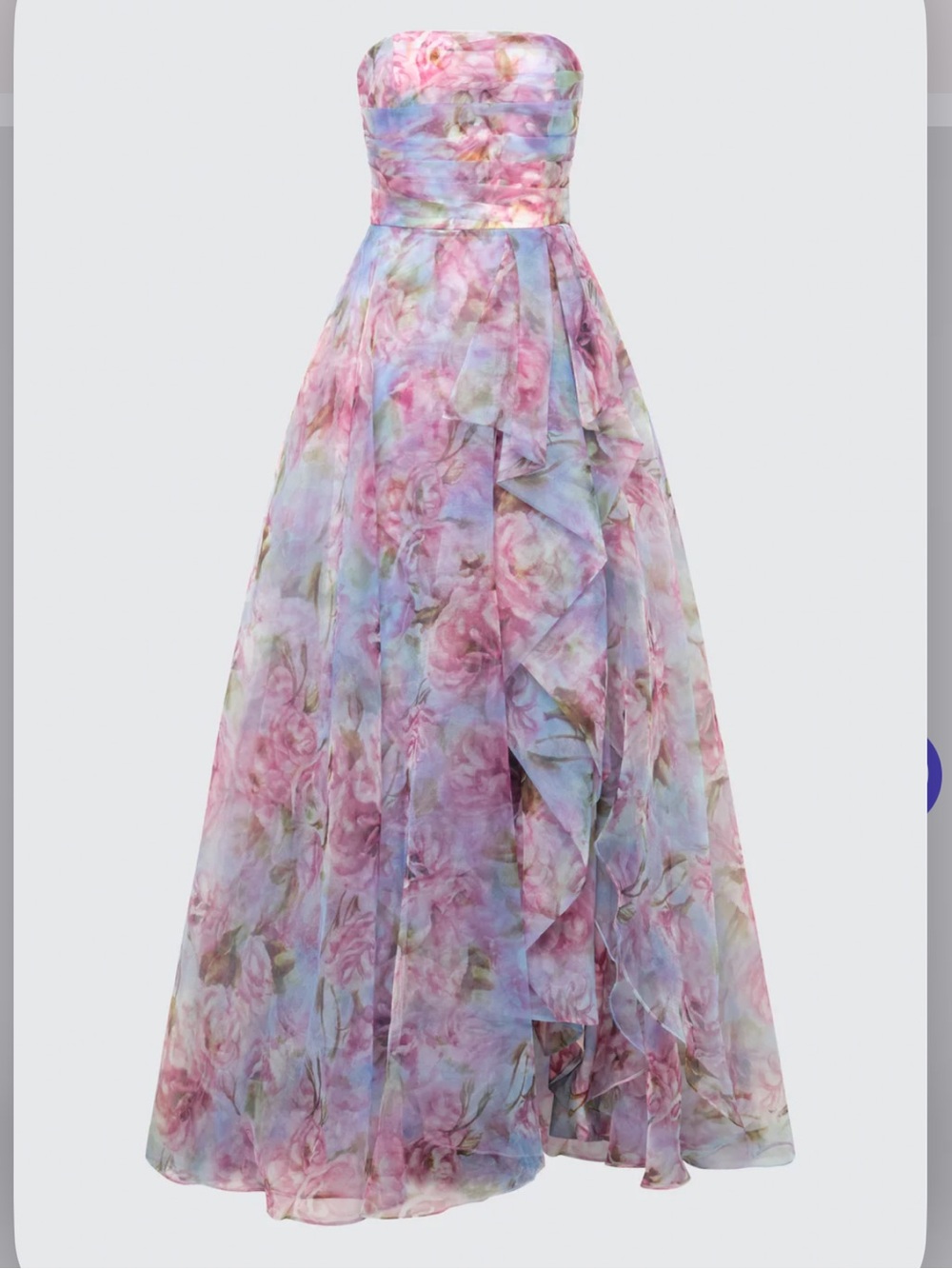 NWT Theia Fahreta Strapless Gown Size 10